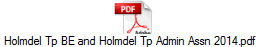 Holmdel Tp BE and Holmdel Tp Admin Assn 2014.pdf