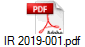 IR 2019-001.pdf