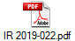 IR 2019-022.pdf