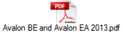Avalon BE and Avalon EA 2013.pdf
