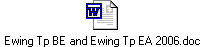 Ewing Tp BE and Ewing Tp EA 2006.doc