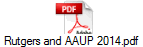 Rutgers and AAUP 2014.pdf