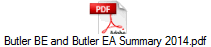 Butler BE and Butler EA Summary 2014.pdf