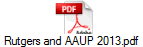 Rutgers and AAUP 2013.pdf