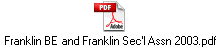 Franklin BE and Franklin Sec'l Assn 2003.pdf