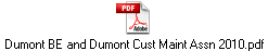 Dumont BE and Dumont Cust Maint Assn 2010.pdf