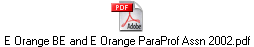 E Orange BE and E Orange ParaProf Assn 2002.pdf
