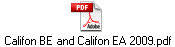 Califon BE and Califon EA 2009.pdf