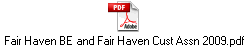 Fair Haven BE and Fair Haven Cust Assn 2009.pdf