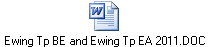 Ewing Tp BE and Ewing Tp EA 2011.DOC
