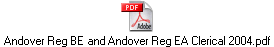 Andover Reg BE and Andover Reg EA Clerical 2004.pdf
