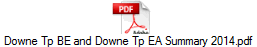 Downe Tp BE and Downe Tp EA Summary 2014.pdf