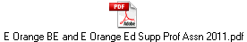 E Orange BE and E Orange Ed Supp Prof Assn 2011.pdf