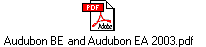 Audubon BE and Audubon EA 2003.pdf