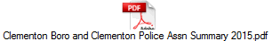 Clementon Boro and Clementon Police Assn Summary 2015.pdf