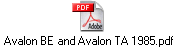 Avalon BE and Avalon TA 1985.pdf