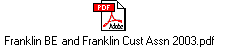Franklin BE and Franklin Cust Assn 2003.pdf