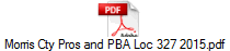 Morris Cty Pros and PBA Loc 327 2015.pdf