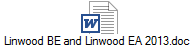 Linwood BE and Linwood EA 2013.doc