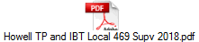 Howell TP and IBT Local 469 Supv 2018.pdf