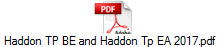 Haddon TP BE and Haddon Tp EA 2017.pdf