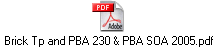 Brick Tp and PBA 230 & PBA SOA 2005.pdf