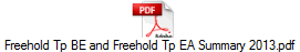 Freehold Tp BE and Freehold Tp EA Summary 2013.pdf