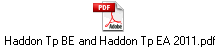 Haddon Tp BE and Haddon Tp EA 2011.pdf