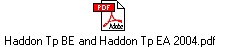Haddon Tp BE and Haddon Tp EA 2004.pdf