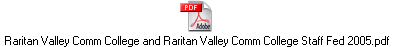 Raritan Valley Comm College and Raritan Valley Comm College Staff Fed 2005.pdf