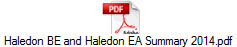 Haledon BE and Haledon EA Summary 2014.pdf