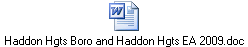 Haddon Hgts Boro and Haddon Hgts EA 2009.doc