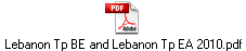 Lebanon Tp BE and Lebanon Tp EA 2010.pdf