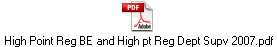 High Point Reg BE and High pt Reg Dept Supv 2007.pdf