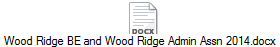 Wood Ridge BE and Wood Ridge Admin Assn 2014.docx