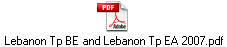 Lebanon Tp BE and Lebanon Tp EA 2007.pdf