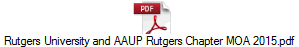Rutgers University and AAUP Rutgers Chapter MOA 2015.pdf