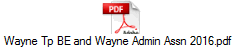 Wayne Tp BE and Wayne Admin Assn 2016.pdf