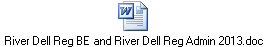 River Dell Reg BE and River Dell Reg Admin 2013.doc