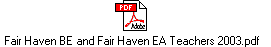 Fair Haven BE and Fair Haven EA Teachers 2003.pdf