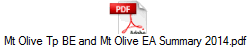 Mt Olive Tp BE and Mt Olive EA Summary 2014.pdf