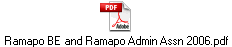 Ramapo BE and Ramapo Admin Assn 2006.pdf