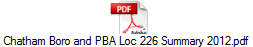 Chatham Boro and PBA Loc 226 Summary 2012.pdf