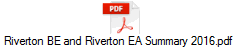Riverton BE and Riverton EA Summary 2016.pdf