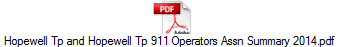 Hopewell Tp and Hopewell Tp 911 Operators Assn Summary 2014.pdf