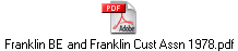 Franklin BE and Franklin Cust Assn 1978.pdf