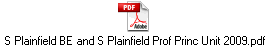S Plainfield BE and S Plainfield Prof Princ Unit 2009.pdf