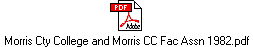 Morris Cty College and Morris CC Fac Assn 1982.pdf