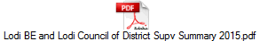 Lodi BE and Lodi Council of District Supv Summary 2015.pdf
