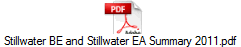 Stillwater BE and Stillwater EA Summary 2011.pdf